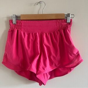 Lululemon Hotty Hot Pink Shorts